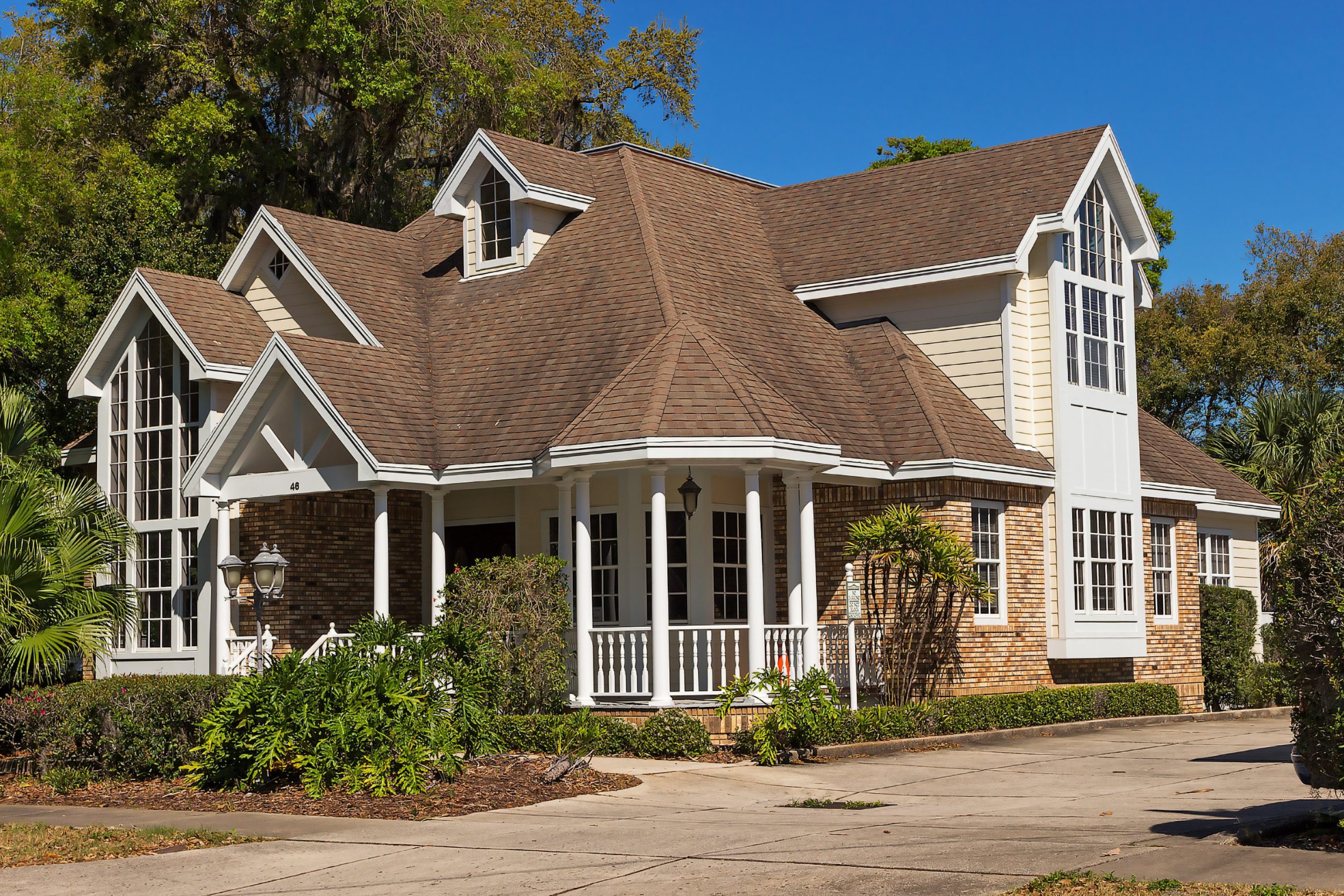 Complex Asphalt roof with many valleys and dormers.